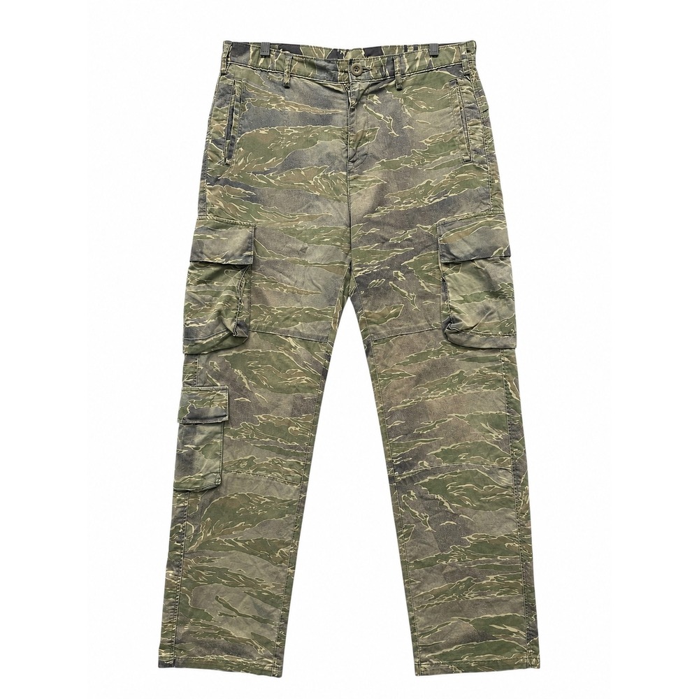 John Elliott Tiger Stripe Camo Utility Cargo Pants Mens Size M 2 Made in Japan